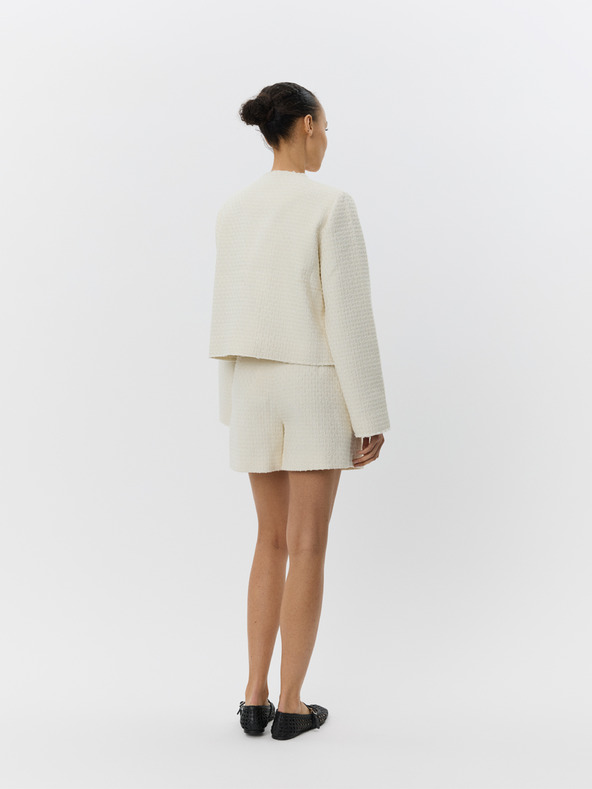 Sofie Schnoor Krémové vlnené dámske šortky MIDGESW