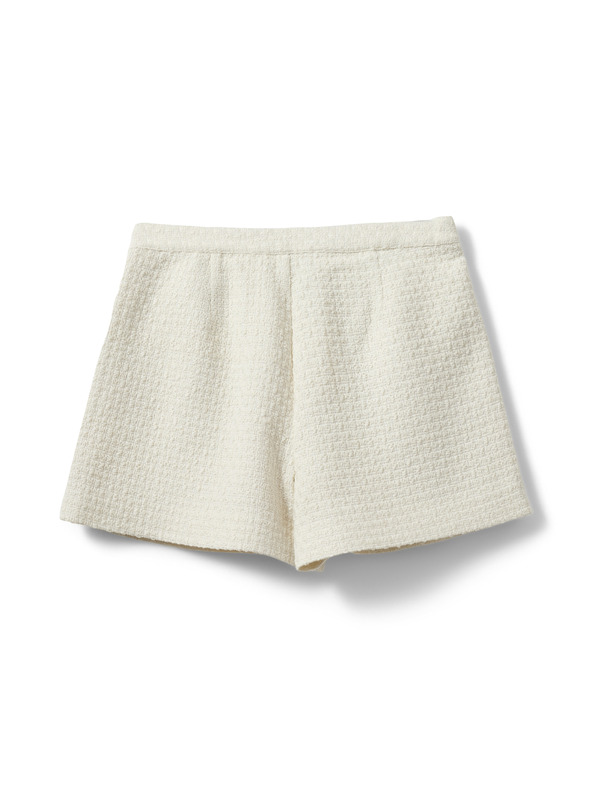 Sofie Schnoor Krémové vlnené dámske šortky MIDGESW