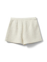 Sofie Schnoor Krémové vlnené dámske šortky MIDGESW