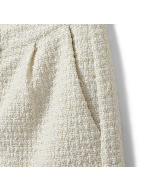 Sofie Schnoor Krémové vlnené dámske šortky MIDGESW