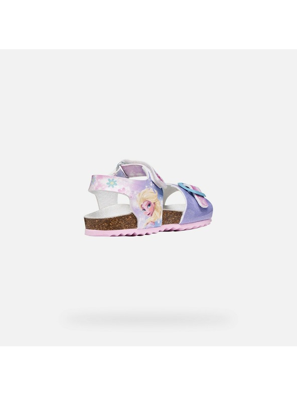 Geox Fialové dievčenské sandále Geox Adriel