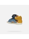 Geox Modré chlapčenské barefoot sandále Geox Sandal Steppieup