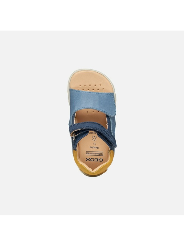 Geox Modré chlapčenské barefoot sandále Geox Sandal Steppieup