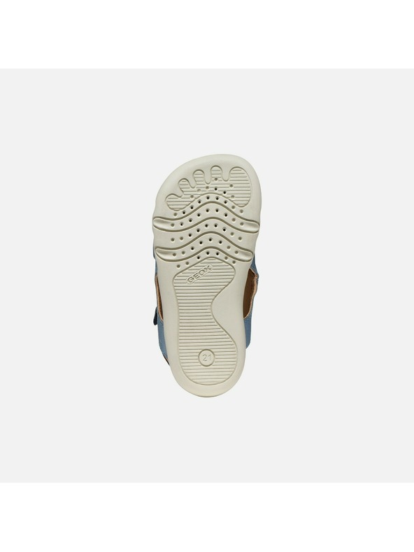 Geox Modré chlapčenské barefoot sandále Geox Sandal Steppieup