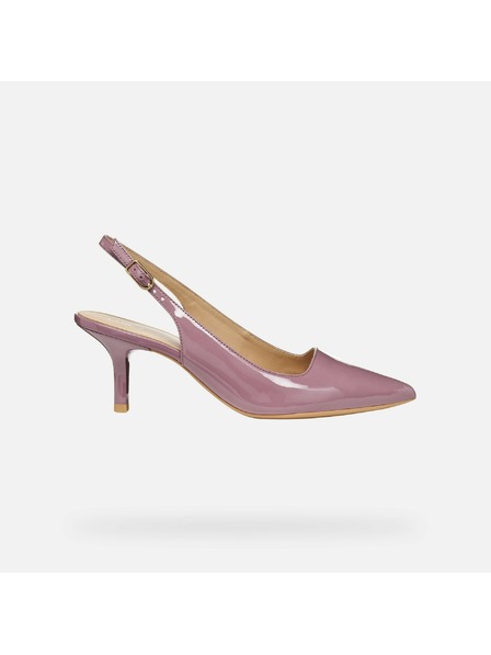 Geox Staroružová dámska obuv na podpätku Geox Kleopy