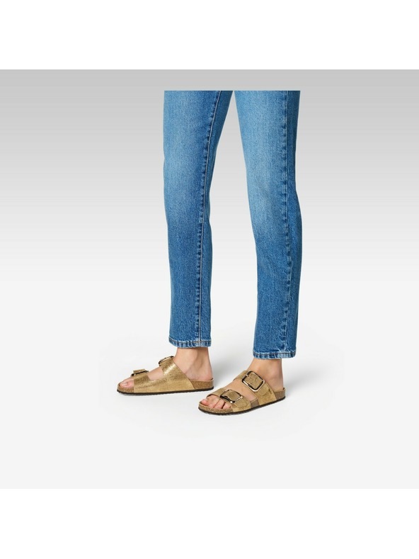 Geox Zlaté dámske šľapky Geox Brionia R