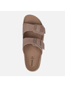 Geox Béžové dámske sandále Geox Sandybett High