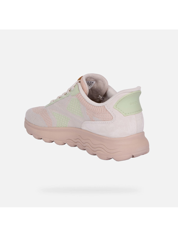 Geox Béžové dámske tenisky Geox Spherica Plus