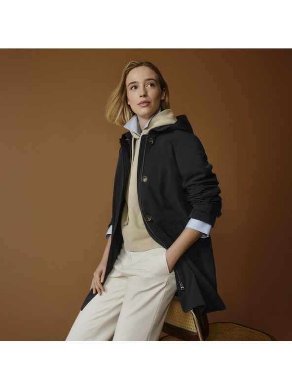 Geox Čierna dámska parka Geox Claudin