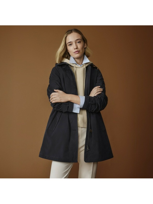 Geox Čierna dámska parka Geox Claudin