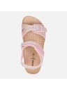 Geox Ružové dievčenské sandále Geox Adriel
