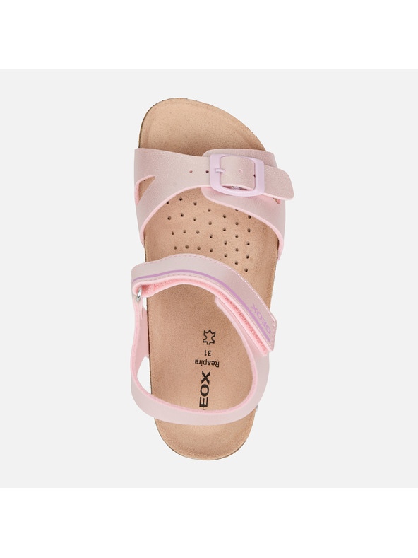 Geox Ružové dievčenské sandále Geox Adriel