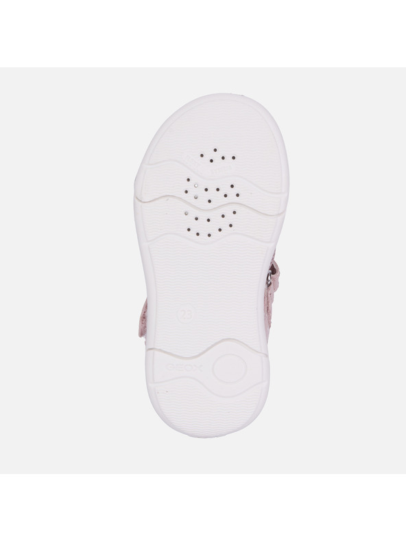 Geox Svetloružové dievčenské sandále na prvé krôčiky Geox Zapito