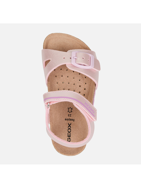 Geox Svetlo ružové dievčenské sandále Geox Chalki