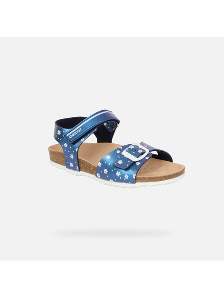 Geox Modré dievčenské sandále Geox Adriel