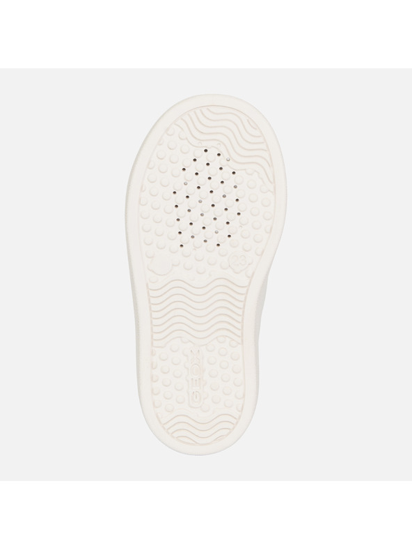 Geox Biele dievčenské tenisky Geox Nashik