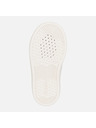Geox Biele dievčenské tenisky Geox Nashik