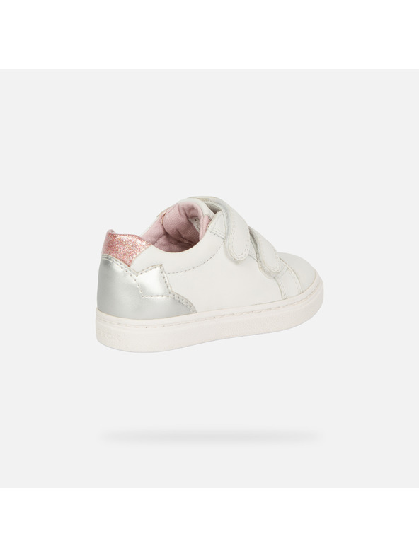 Geox Biele dievčenské tenisky Geox Nashik