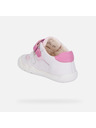 Geox Biele dievčenské barefoot tenisky na prvé kroky Geox Steppieup