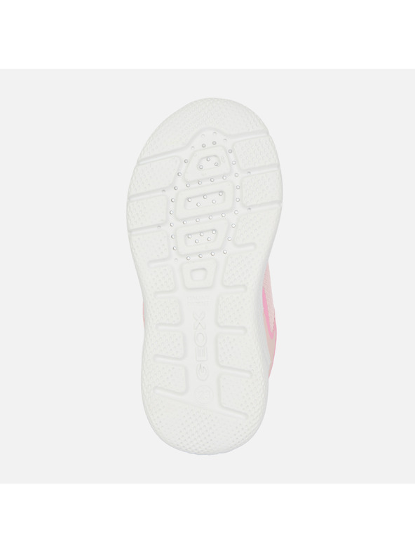 Geox Svetloružové dievčenské tenisky Geox Sprintye