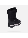 Geox Čierna chlapčenská zimná obuv Geox Himalaya