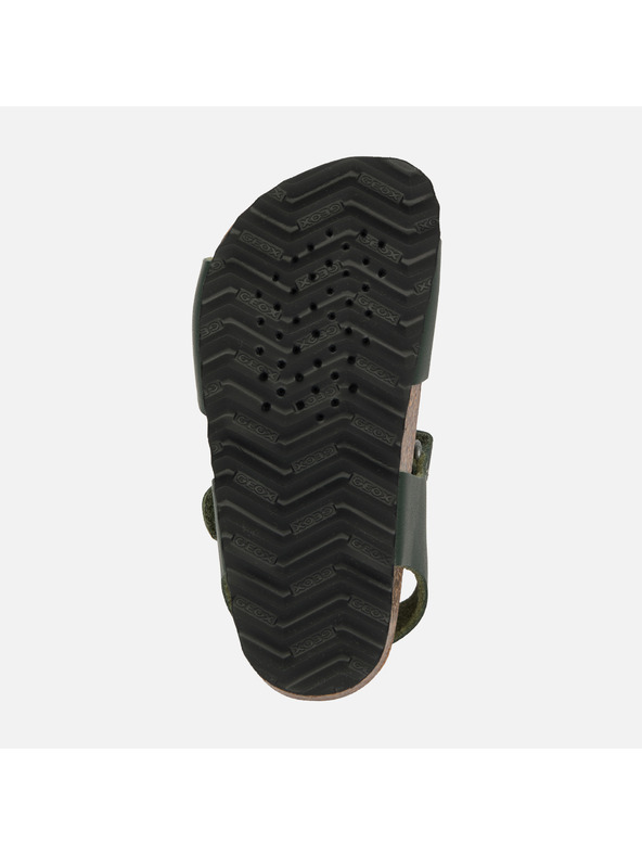 Geox Khaki chlapčenské sandále Geox Chalki