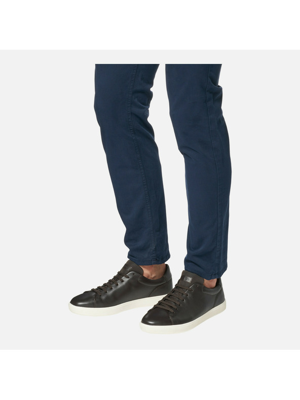 Geox Čierne pánske tenisky Geox Avola