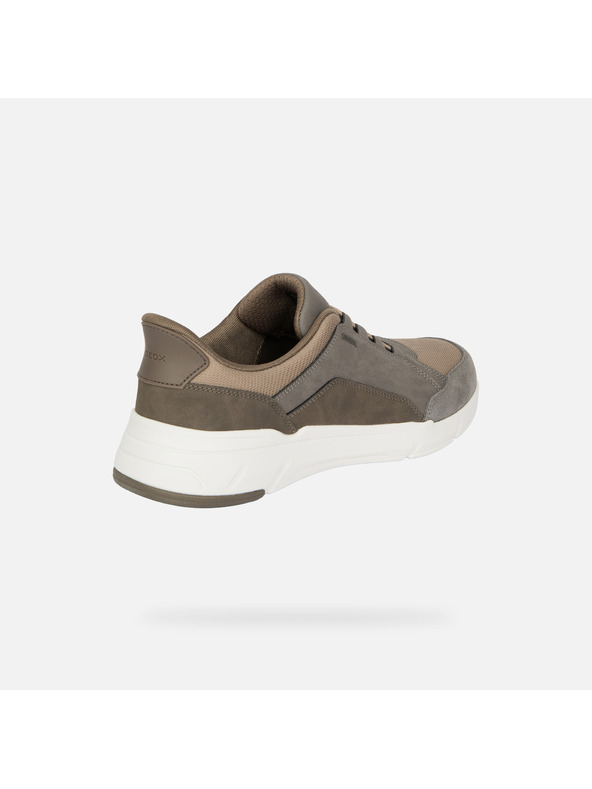 Geox Hnedé pánske tenisky Geox Vittour Plus