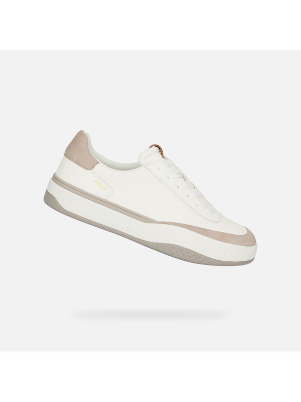 Geox Biele pánske tenisky Geox Dynamia