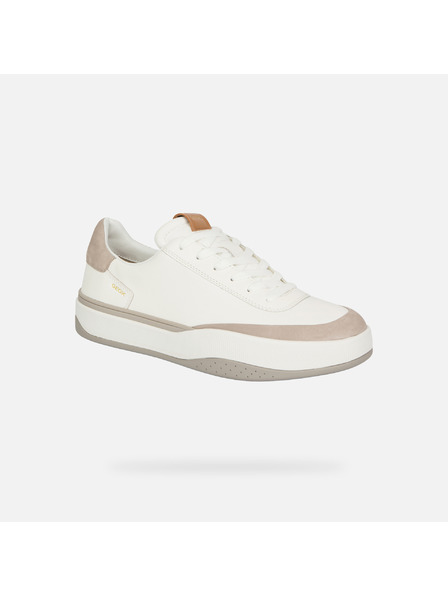 Geox Biele pánske tenisky Geox Dynamia