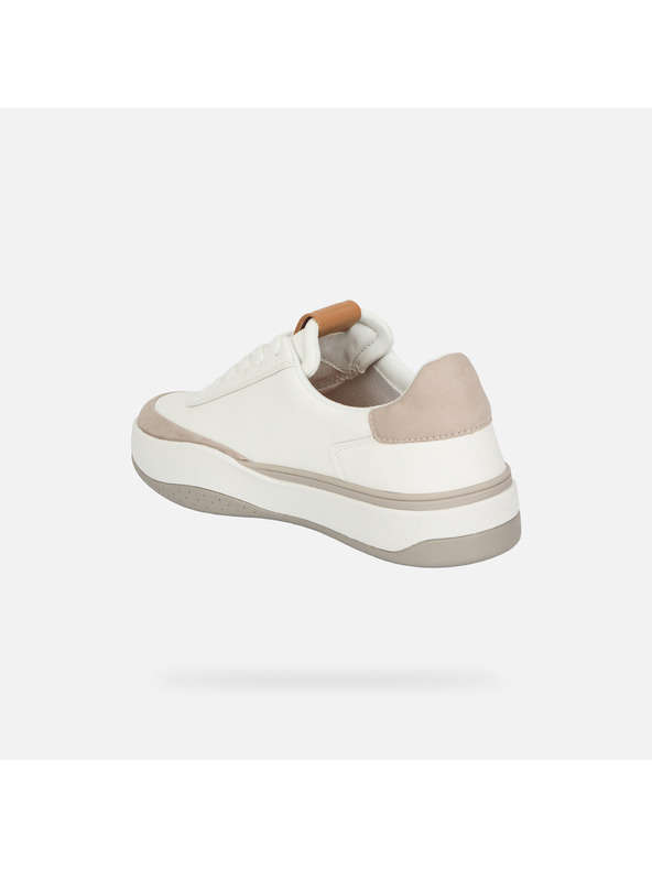 Geox Biele pánske tenisky Geox Dynamia