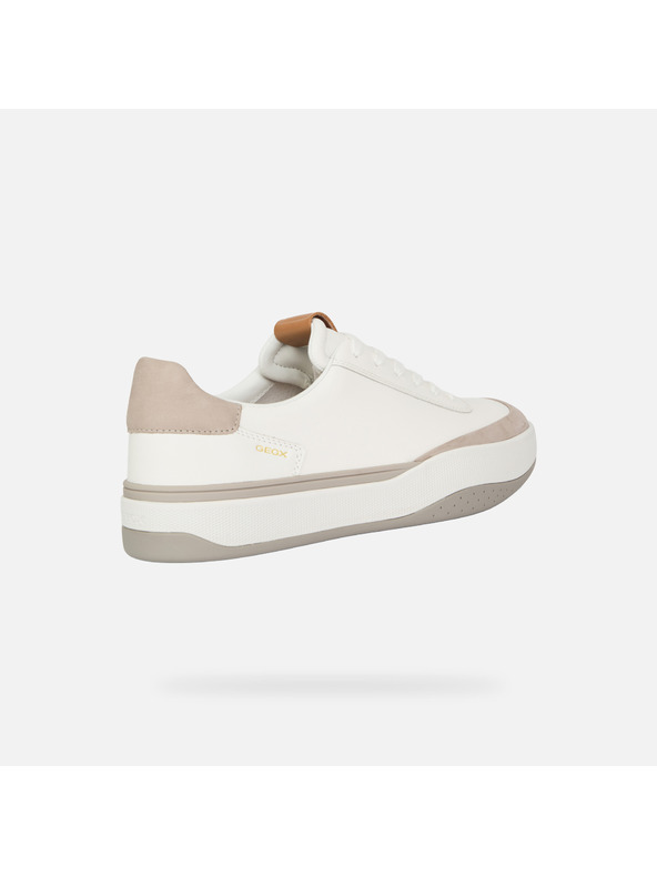 Geox Biele pánske tenisky Geox Dynamia