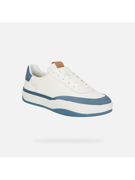 Geox Biele pánske tenisky Geox Dynamia