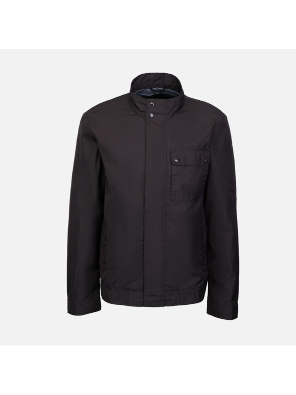 Geox Čierna pánska bunda Geox Renny