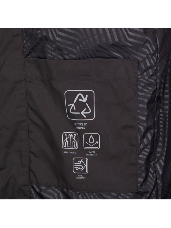 Geox Čierna pánska bunda Geox Renny