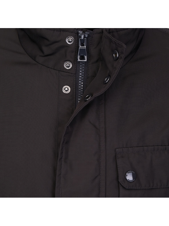 Geox Čierna pánska bunda Geox Renny