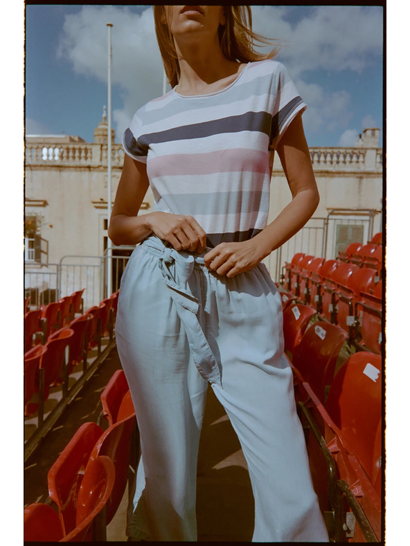 Moodo Culottes nohavice modré Moodo