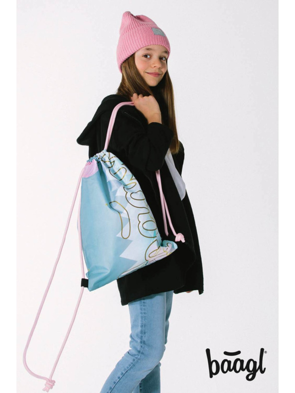 BAAGL  BAAGL 5 SET Skate Moon: batoh, peračník, vrecko, dosky, peňaženka