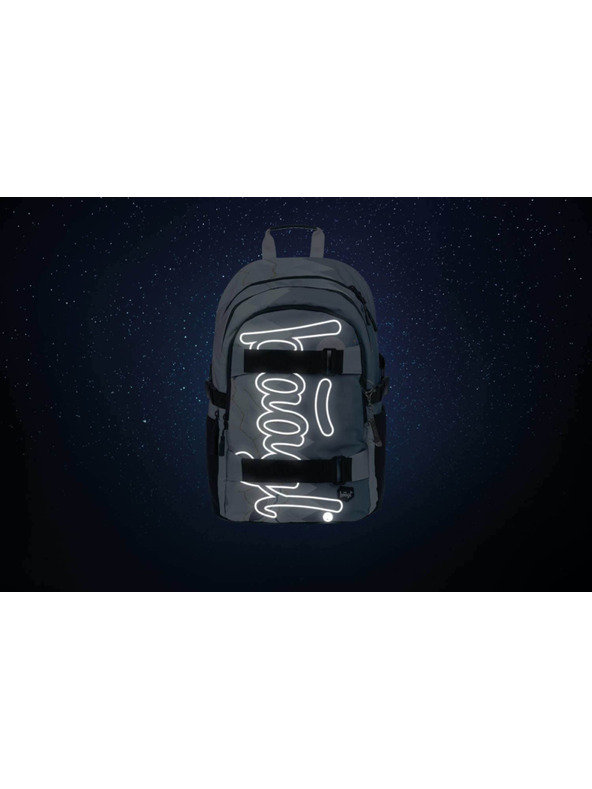 BAAGL  BAAGL 5 SET Skate Moon: batoh, peračník, vrecko, dosky, peňaženka