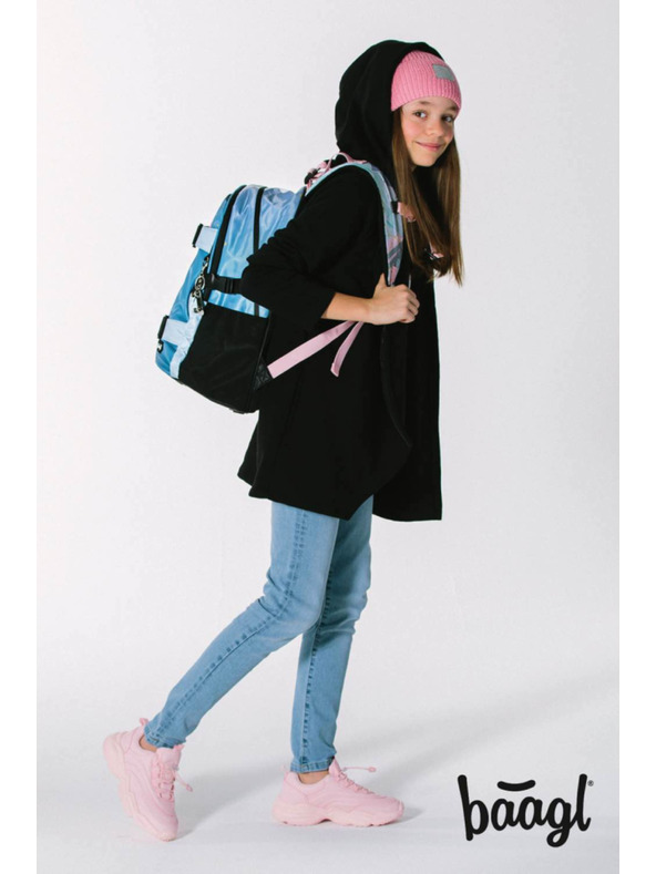 BAAGL  BAAGL 5 SET Skate Moon: batoh, peračník, vrecko, dosky, peňaženka