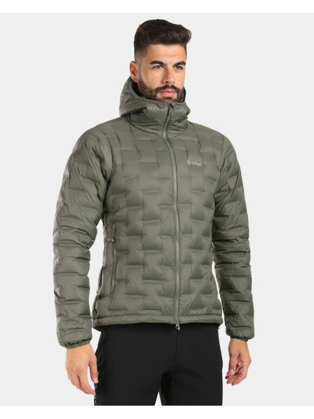 Kilpi Pánska páperová bunda Kilpi ALBERT-M Tmavozelená