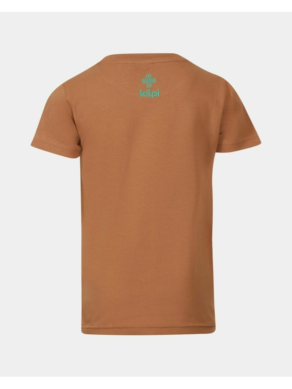 Kilpi Chlapčenské bavlnené tričko Kilpi ALBION-JB Hnedá