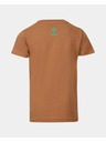 Kilpi Chlapčenské bavlnené tričko Kilpi ALBION-JB Hnedá