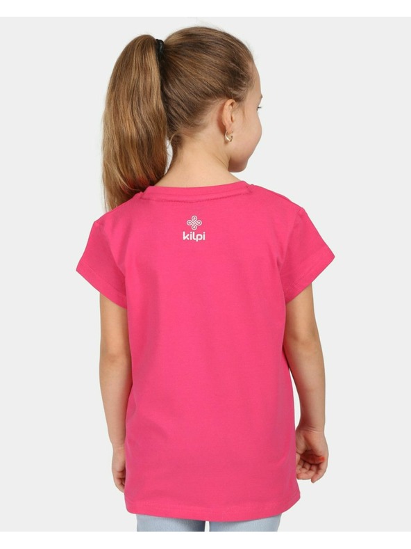 Kilpi Dievčenské bavlnené tričko Kilpi ALBION-JG Ružová