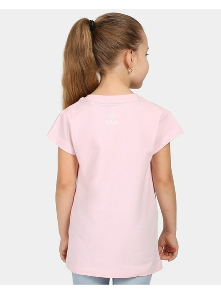 Kilpi Dievčenské bavlnené tričko Kilpi ALBION-JG Svetlo ružová