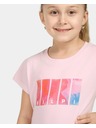Kilpi Dievčenské bavlnené tričko Kilpi ALBION-JG Svetlo ružová