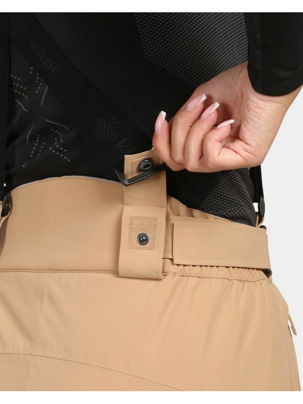 Kilpi Dámske lyžiarske nohavice Kilpi ELARE-W Beige