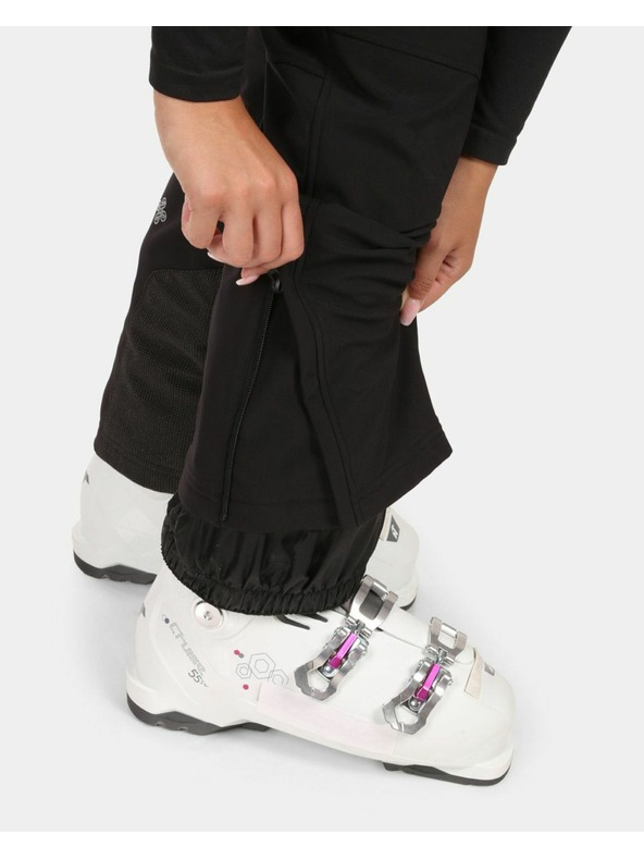 Kilpi Dámske softshellové lyžiarske nohavice Kilpi RHEA-W Black