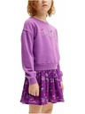 Desigual Dievčenské fialové šaty Desigual