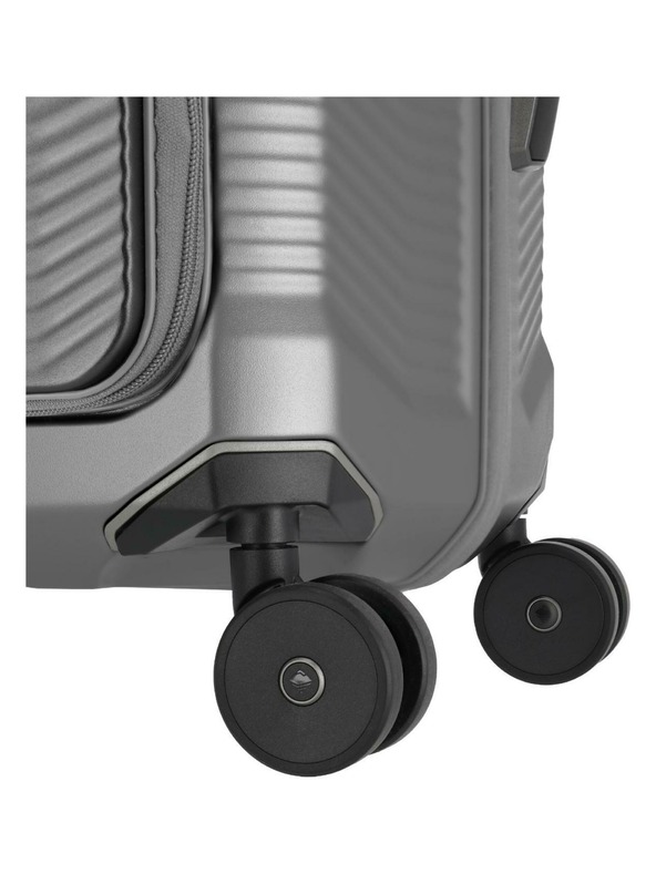 Travelite Cestovný kufor Travelite Millennium S Front pocket Silver